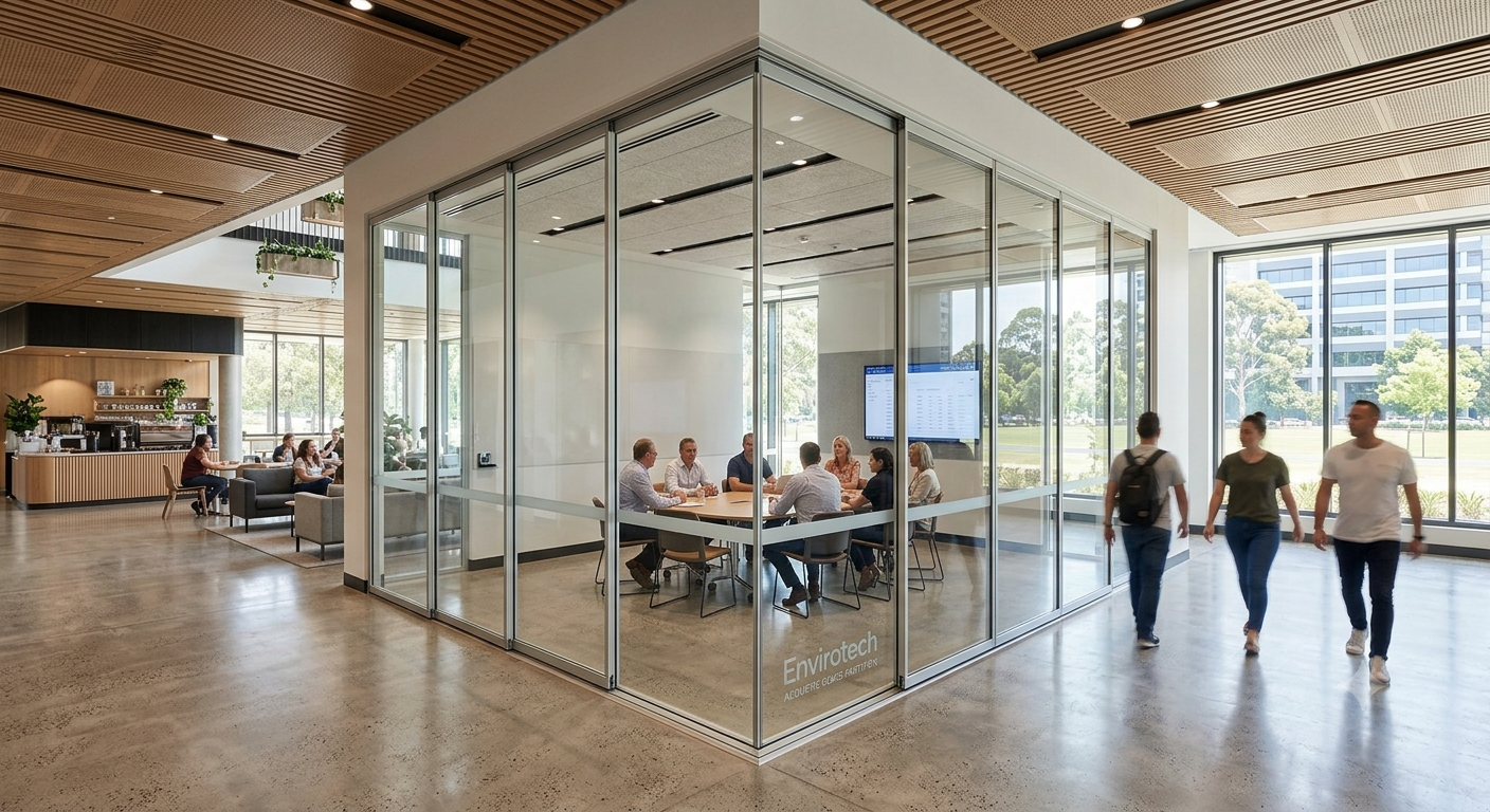 Acoustic Glass Partition
